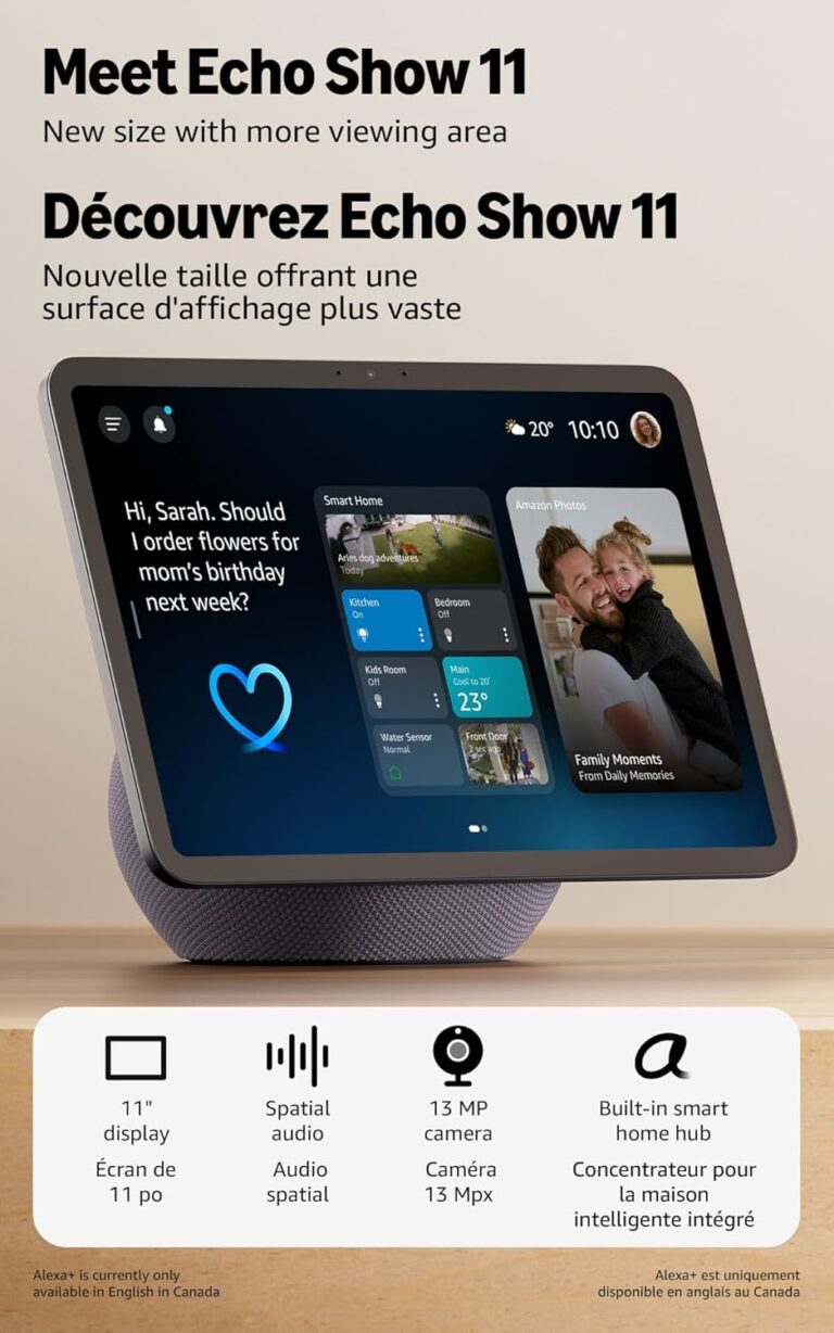 Name: Amazon Echo Show 11 Vibrant Full-HD