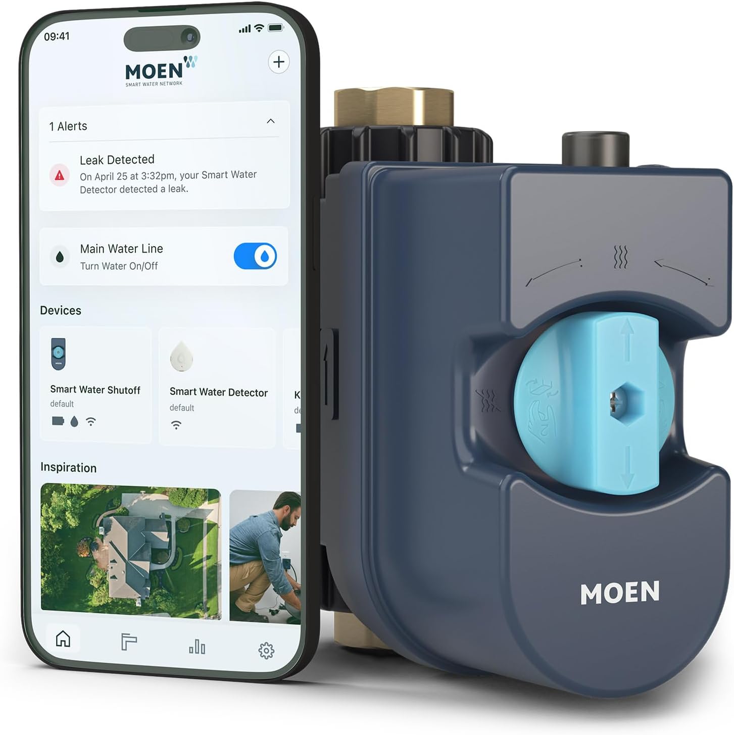Flo by Moen 3/4-Inch Smart Water Shutoff